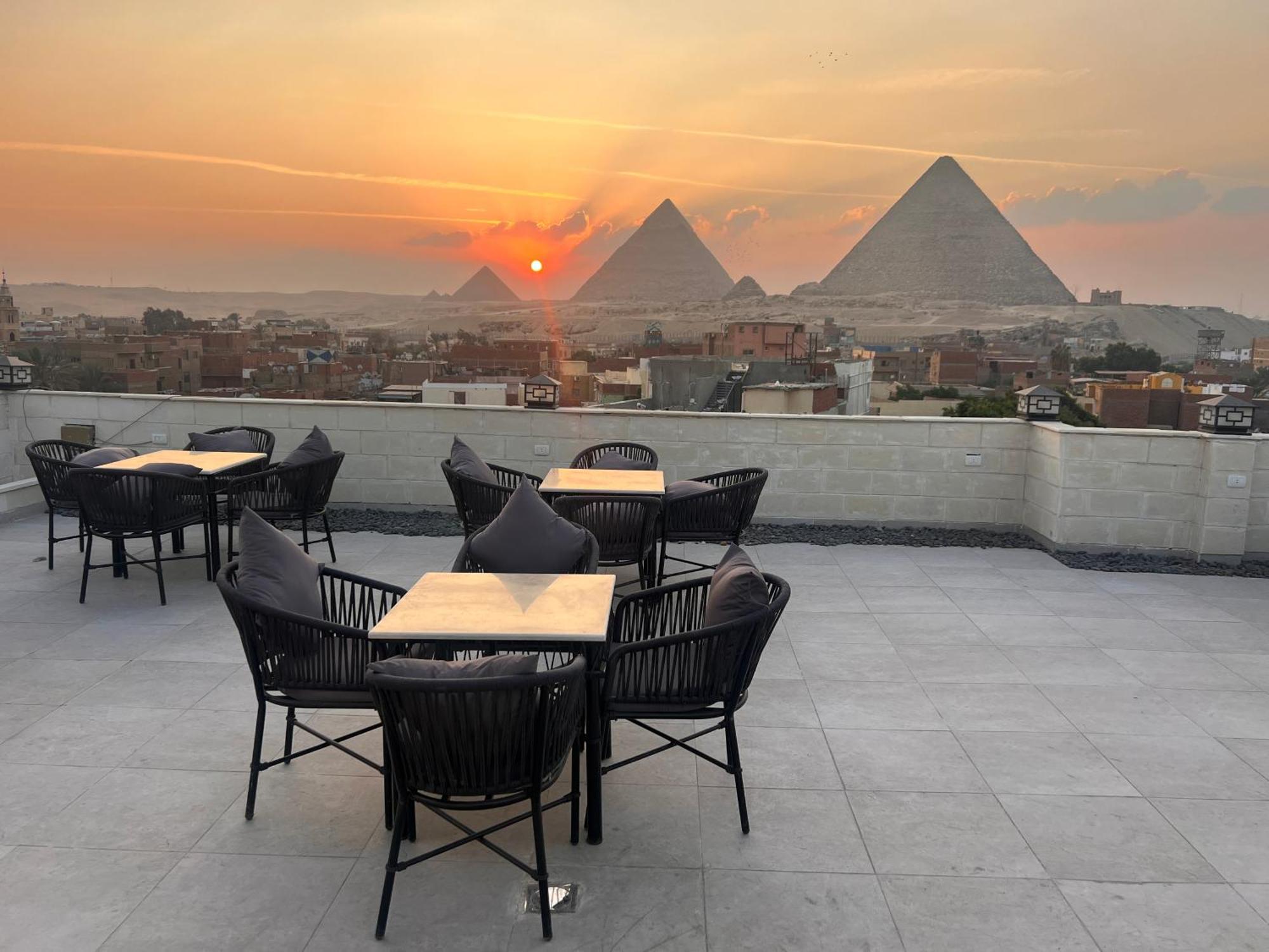 Maro Pyramids Hotel Kafret el-Gabal المظهر الخارجي الصورة